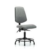 Symple Stuff Caius Ergonomic Drafting Chair Upholstered/Metal in Gray, Size 39.0 H x 25.0 W x 25.0 D in | Wayfair E0030D3121F2414C857A392F8269FCE0