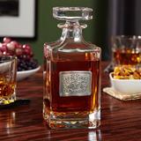 Darby Home Co Louisiana Royal Crested 26 oz. Whiskey Decanter Glass, Size 8.25 H x 3.5 W in | Wayfair 7320E5B221764C98B7E605D4F4C57E3B