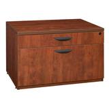 Latitude Run® Linh Low Box File 2-Drawer Lateral Filing Cabinet Wood in Brown, Size 20.0 H x 30.0 W x 20.0 D in | Wayfair