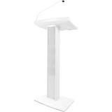 Denon All-In-One Audio Lectern with Speaker, Gooseneck Mic, and USB (White) LECTERN ACTIVE WHITE