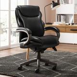 La-Z-Boy Hyland Ergonomic Executive Office Chair w/ AIR Lumbar Technology Upholstered in Black, Size 47.0 H x 25.75 W x 31.0 D in | Wayfair