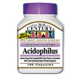 "21st Century HealthCare, Acidophilus High Potency, 100 Capsules"