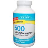 "21st Century HealthCare, Calcium Supplement 600 mg, Value Size, 400 Tablets"