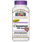 "Cinnamon 500 mg 120 Vegetarian Capsules, 21st Century Health Care"