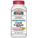 "Coral Calcium 1000 mg 120 Capsules, 21st Century Health Care"