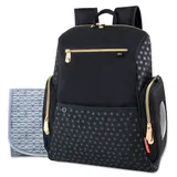 Fisher-Price Black Backpack Diaper Bag