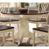 Alcott Hill® Aizlyn Dining Table Wood in Brown/White, Size 30.0 H x 45.0 W x 45.0 D in | Wayfair F55E25BEB92F4062932D459CA3E597EA