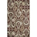 Fleur De Lis Living One-of-a-Kind Edenbridge Hand-Knotted 5' x 8' Wool Area Rug Wool in Brown, Size 60.0 W in | Wayfair