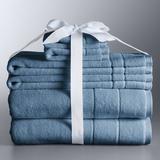 Simply Vera Vera Wang 6-piece Turkish Cotton Bath Towel Set, Brt Blue, 6 Pc Set