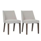 Wade Logan® Mcdevitt Linen Side Chair Wood/Upholstered/Fabric in Brown, Size 32.0 H x 20.0 W x 24.0 D in | Wayfair A83FCE8EDB874C4D8FDFC8938D61D47E