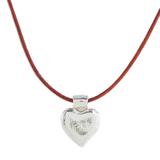 Signal of Love,'Fine Silver Heart Pendant Necklace from Guatemala'