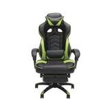 Respawn PC & Racing Game Chair Faux Leather in Green/Brown, Size 51.0 H x 28.0 W x 25.0 D in | Wayfair RSP-110-GRN