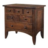 MacKenzie-Dow Piccadilly Accent Chest Wood in Brown/Red, Size 26.0 H x 28.0 W x 18.0 D in | Wayfair 9-5130_Wheatland