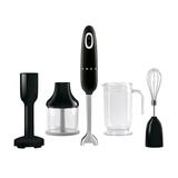 SMEG 50s Style Hand Immersion Blender, Stainless Steel in Black, Size 16.3 H x 2.56 W x 2.56 D in | Wayfair HBF22BLUS