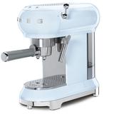 Smeg 50s Style Semi-Automatic Espresso Machine in Blue, Size 12.99 H x 5.86 W x 12.95 D in | Wayfair ECF01PBUS