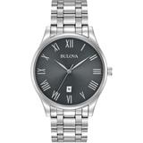 Men's Stainless Steel Bracelet Watch 40mm 96b261 - Metallic - Bulova Watches