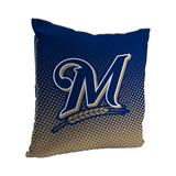 Blue Milwaukee Brewers 18" x Dots Decorative Pillow
