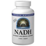 NADH 20 mg CO-E1 - Peppermint Sublingual, 10 Tablets, Source Naturals