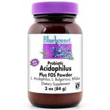 "Probiotic Acidophilus Plus FOS Powder, Milk Free, 3 oz, Bluebonnet Nutrition"