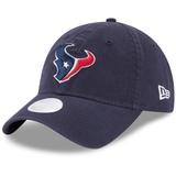 Women's New Era Navy Houston Texans Core Classic Primary 9TWENTY Adjustable Hat