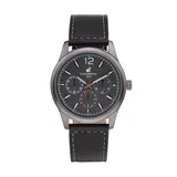 Caribbean Joe Men's Chronograph Watch - CJ7040GU, Size: Medium, Black