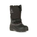 Kamik Waterbug 5 Kids' Waterproof Snow Boots, Boy's, Size: 1, Black