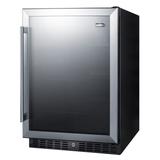 Summit AL57G Undercounter Refrigerator - 5 cu. ft. - Glass Door