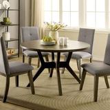 Gracie Oaks Reynolds Dining Table Wood in Gray, Size 29.5 H in | Wayfair 3870D065FCFC4BF6BE524D01573136A5