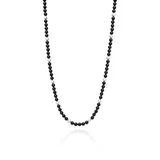 Belk & Co Onyx And Freshwater Pearl Necklace, 36 In