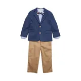 Izod Navy Suit Jacket Set Boys 4-7, Blue