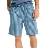 Nautica Men's Windowpane Sleep Shorts, Blue, Medium