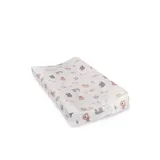 Trend Lab® Kids Jungle Safari Deluxe Flannel Changing Pad Cover, White