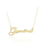 Belk & Co Women's 10k Yellow Gold Gemini Necklace