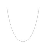 Belk & Co 14K Gold Solid Box Chain Necklace, White, 24 in
