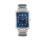 Bulova Men's Blue Dial Stainless Steel Watch