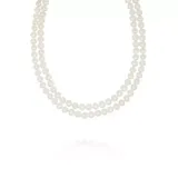 Belk & Co Women's Freshwater Pearl Necklace in 14k Yellow Gold, 18 in