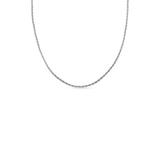 Belk Silverworks Fine Silver-Plated Chain Necklace, Silver, 24 In