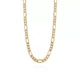 Belk & Co Figaro Necklace In 10K Yellow Gold, 22 In