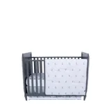 Trend Lab Gray Bunnies Three- Piece Crib Bedding Set