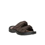 Propét Men's Vero Slip On Sandals, Brown, 14M