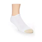 Gold Toe Men's 6 + 2 Bonus Pack Liner Socks, White, M (10 - 13)