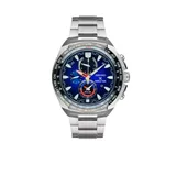 Seiko Men's Prospex Special Edition World Time Chronograph Watch, Silver