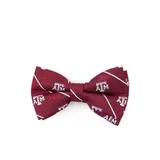 Eagles Wings Men's Texas A&m Oxford Bow Tie, Red, Regular