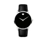 Movado Men's Stainless Steel Museum Classic Watch, Black