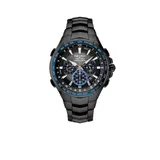 Seiko Men's Stainless Steel Coutura Radio Sync Solar Chronograph Bracelet Watch, Black