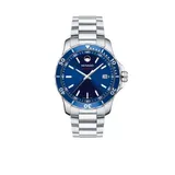 Movado Blue Men's Series 800 Stainless Steel Blue Dial Watch