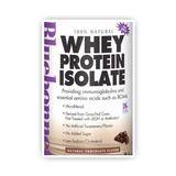 "100% Natural Whey Protein Isolate Powder, Natural Chocolate Flavor, 1 oz x 8 Packets, Bluebonnet Nutrition"