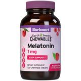 "EarthSweet Chewables Melatonin 1 mg, Natural Raspberry Flavor, 120 Chewable Tablets, Bluebonnet Nutrition"