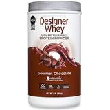 "Designer Whey, 100% Premium Whey Protein Powder, Gourmet Chocolate, 2 lb"