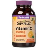 "EarthSweet Chewables Vitamin C 500 mg, Natural Orange Flavor, 90 Chewable Tablets, Bluebonnet Nutrition"